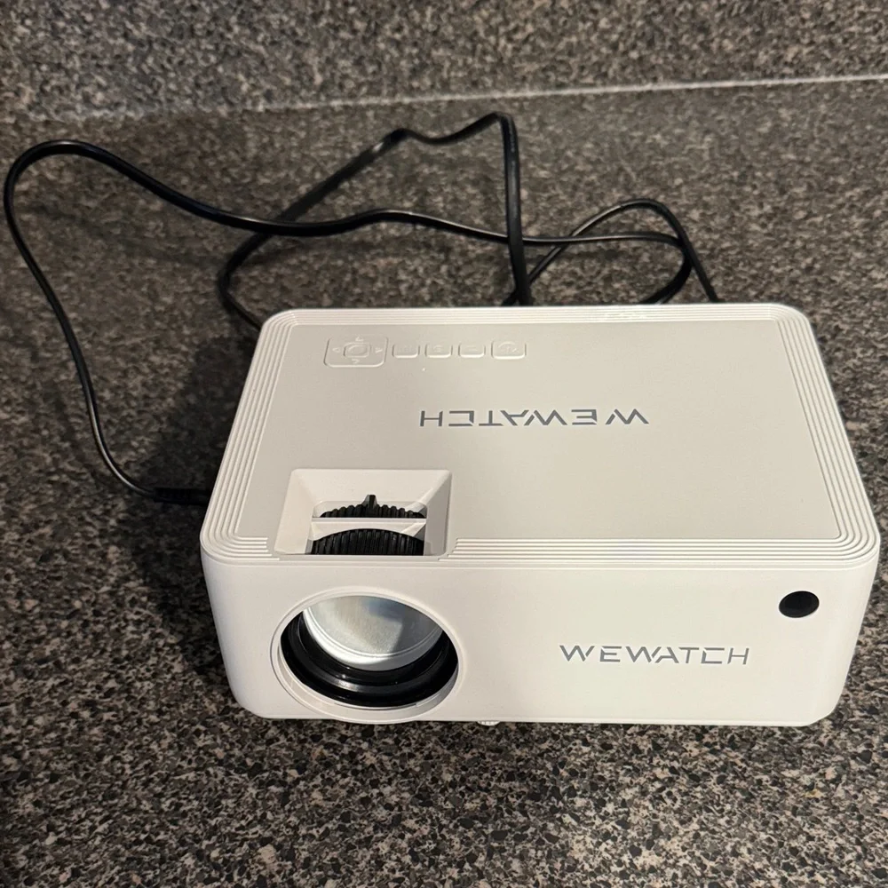 White Simulated Camera Projector